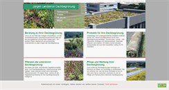 Desktop Screenshot of landskron-dachbegruenung.de